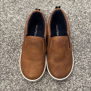 Nautica Kids Brown Slip-On Sneakers